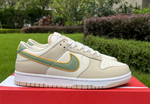Nike Dunk Low Pale Ivory Oil Green  FQ6869-131    36-47.5 M84